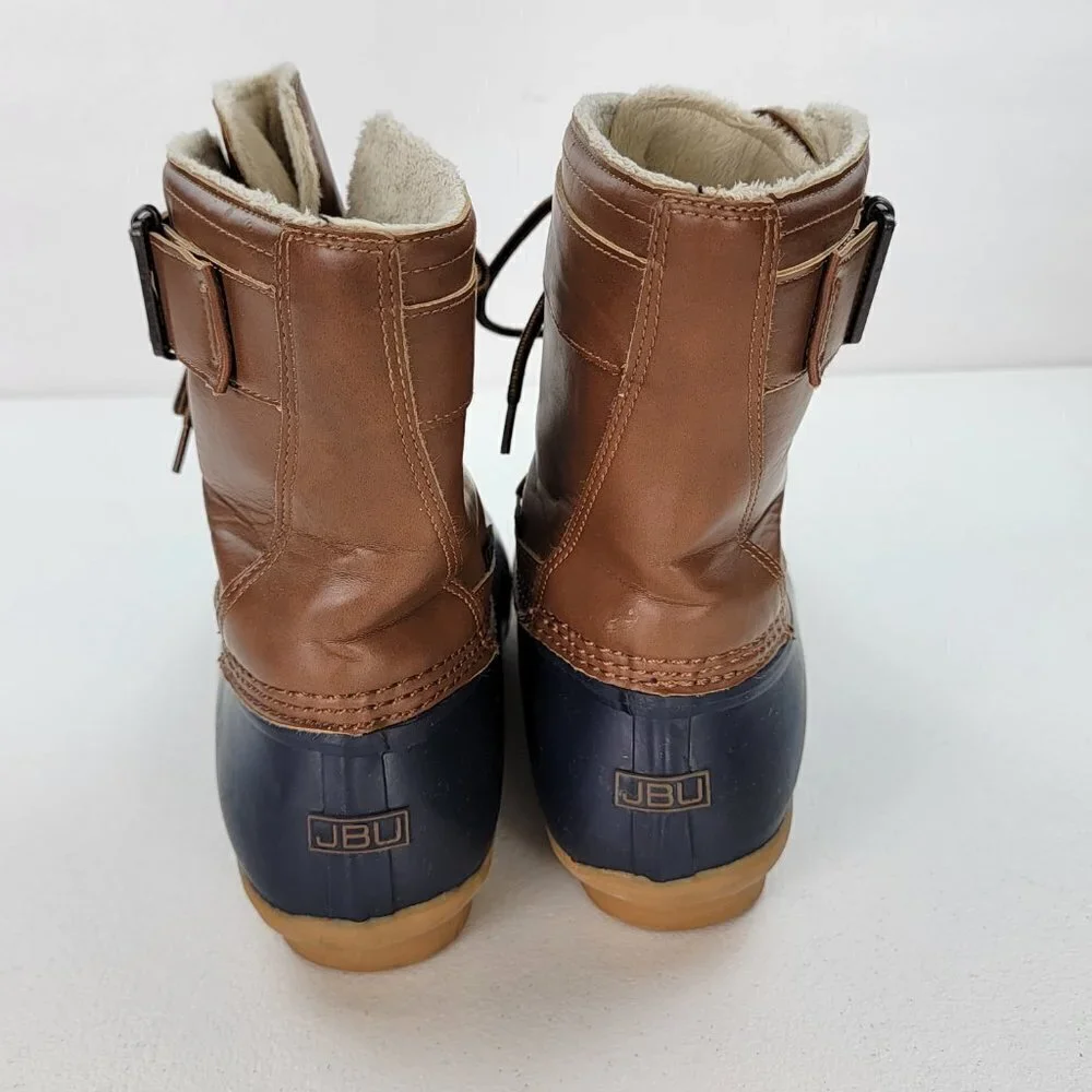 JBU By Jambu Nova Scotia Boots Women 11M Brown And Navy Blue Hunting Rain